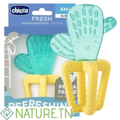 CHICCO ANNEAU DE DENTITION REFRIGERANT AVEC EAU CACTUS 4M+ 1