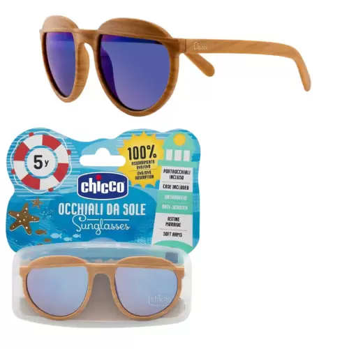 CHICCO LUNETTES DE SOLEIL GARCON EN BOIS 5 ANS+ 2