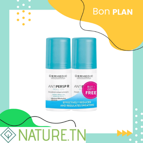 DUO DERMEDIC DEODORANT ANTI TRANSPIRANT 60ML (2EME OFFERT) 1