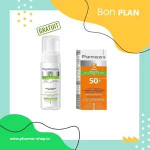 DUO PHARMACERIS S SUN PEAUX A IMPERFECTIONS+T MOUSSE NETTOYANTE (GRATUIT)
