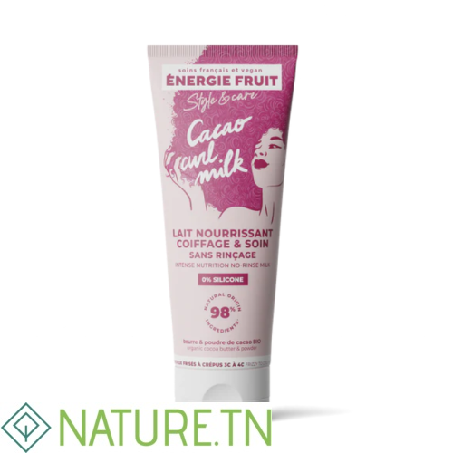 ENERGIE FRUIT LAIT COIFFANT NUTRI INTENSE BEURRE DE CACAO BIO 200ML 3 ENERGIE FRUIT LAIT COIFFANT NUTRI INTENSE BEURRE DE CACAO BIO 200ML