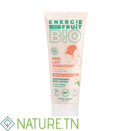 ENERGIE FRUIT LAIT CORPS HYDRATANT MONOI CERTIFIE BIO PAR ECOCERT 200ML 2