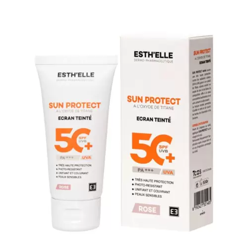 ESTHELLE SUN PROTECT ECRAN TEINTE ROSE SPF50+ 50GR 2