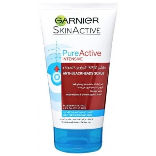 GARNIER PURE ACTIVE ANTI BLACKHEADS GOMMAGE INTENSIF 150 ML 1