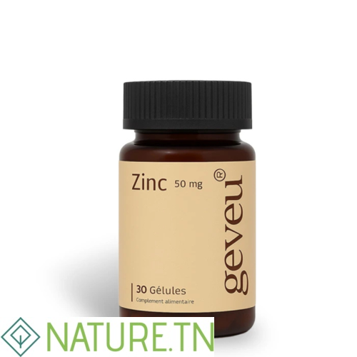 GEVEU ZINC 50 MG 30 GELULES 1