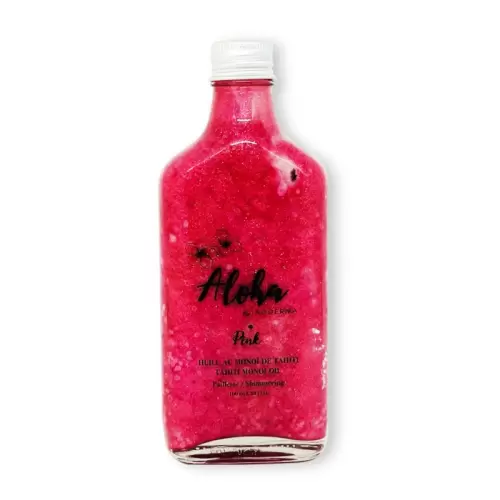INODERMA ALOHA HUILE AU MONOI DE TAHITI PAILLETEE PINK 100ML 2