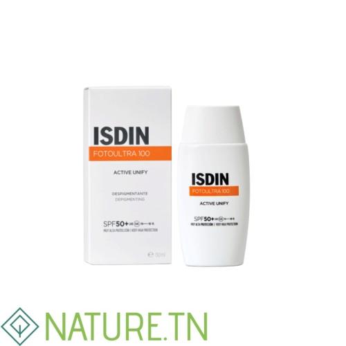 ISDIN FOTOULTRA 100 ACTIVE UNIFY DEPIGMENTANT INVISIBLE SPF 50+ 50ML 2