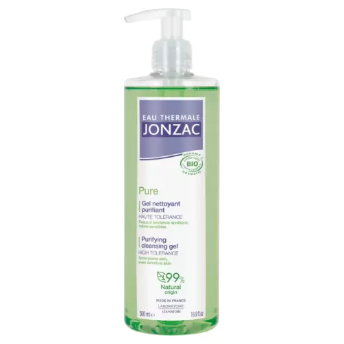 JONZAC PURE GEL NETTOYANT PURIFIANT BIO 500ML 1