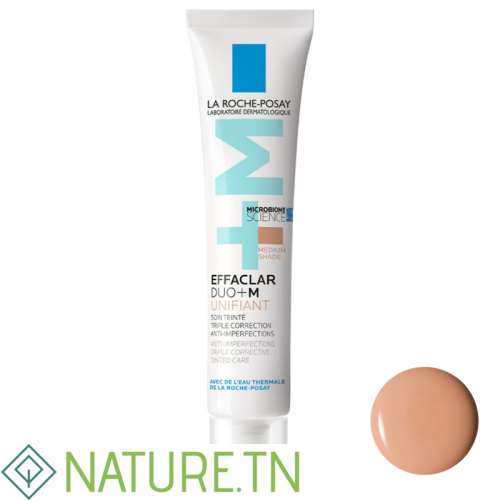 LA ROCHE POSAY EFFACLAR DUO+M UNIFIANT TRIPLE CORRECTION ANTI IMPERFECTIONS MEDIUM 40ML 1