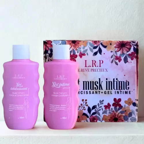 LE REVE PRECIEUX COFFRET MUSK INTIME GEL ECLAIRCISSANT 100ML+GEL INTIME 100ML 1
