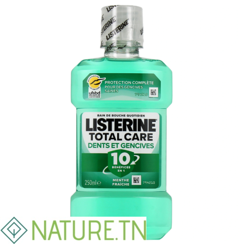 LISTERINE BAIN DE BOUCHE PROTECTION DENTS ET GENCIVES 250ML 2