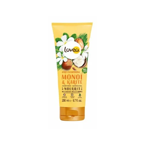 LOVEA APRES SHAMPOOING MONOI & KARITE CHEVEUX SECS ET ABIMES 200 ML 2