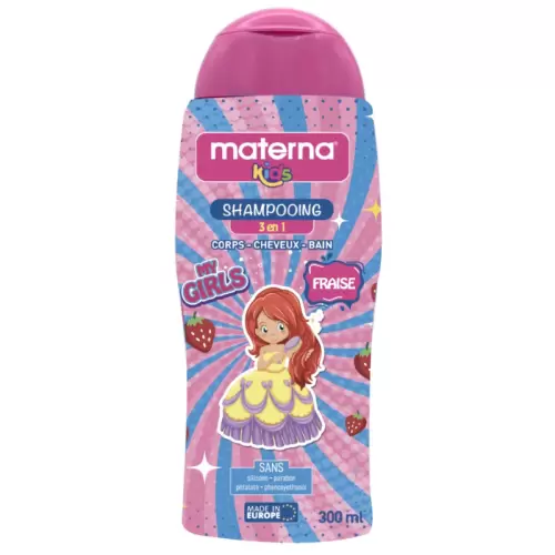 MATERNA SHAMPOOING 3EN1 KIDS FRAISE 300ML 1