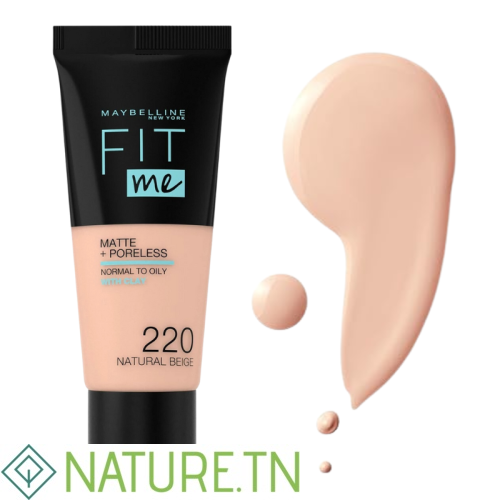 MAYBELLINE NEW YORK FIT ME FOND DE TEINT MATTE + PORELESS 30ML 3 MAYBELLINE NEW YORK FIT ME FOND DE TEINT MATTE + PORELESS 30ML