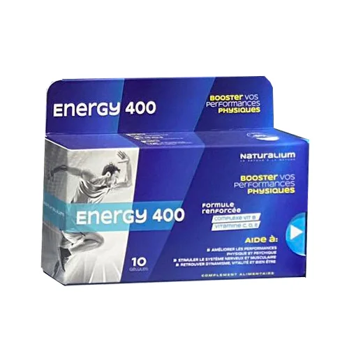 NATURALIUM ENERGY 400 10 GELULES 1