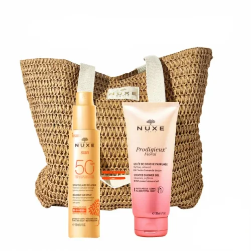 NUXE SUN SAC SPRAY SOLAIRE SPF 50 + PRODIGIEUX FLORAL GELEE DE DOUCHE 200ML (OFFERTE) 1