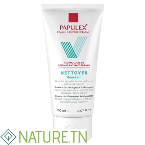 PAPULEX GEL NETTOYANT MOUSSANT 150ML 1