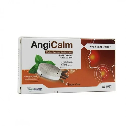 POLYPHARMA ANGICALM REGLISSE 16 COMPRIMER A SUCER 2