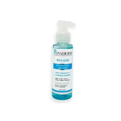 RIVADERM RIVA ACNE GEL NETTOYANT 100ML 1