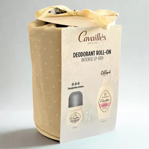 ROGE CAVAILLES BOURSE DEODORANT ROLL-ON+SOIN LAVANT INTIME EXTRA DOUX 50ML (OFFERT) 1