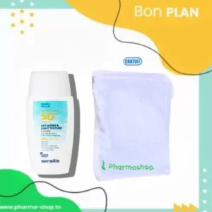 SENSILIS SENSITIVE SKIN WATER FLUID TEINTE SPF50+ 40ML+SERVIETTE DE VISAGE (OFFERT)