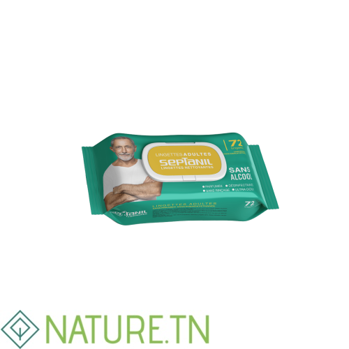 SEPTANIL LINGETTES ADULTES 72 PIECES 1