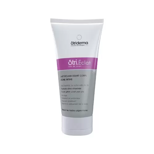 STRIDERMA LAIT DE CORPS ECLAIRCISSANTE CORPS ZONE INTIME 200 GR 2
