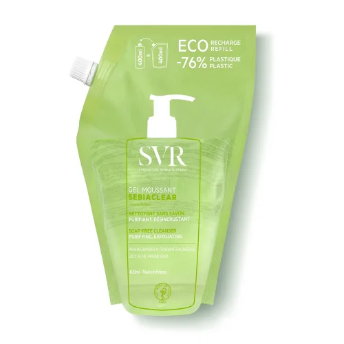 SVR SEBIACLEAR GEL MOUSSANT RECHARGE 400ML 2