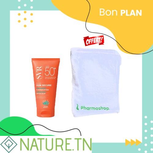 SVR SUN SECURE BLUR SPF50+ 50ML+SERVIETTE PHARMASHOP (OFFERTE) 1