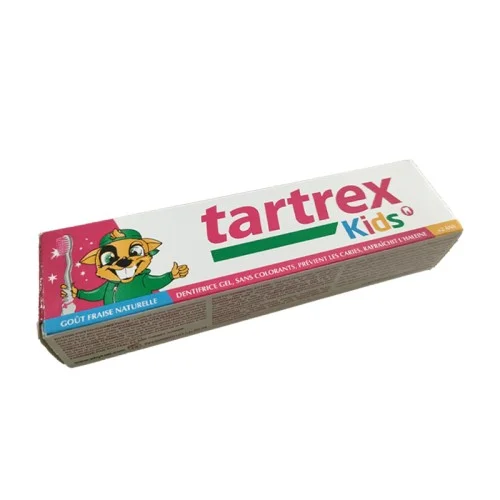 TARTREX KIDS DENTIFRICE GOUT FRAISE NATURELLE 50ML 2