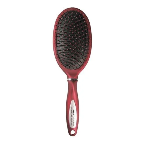 TITANIA BROSSE PNEUMATIQUE ROUGE A 10 RANGEES 1631 2