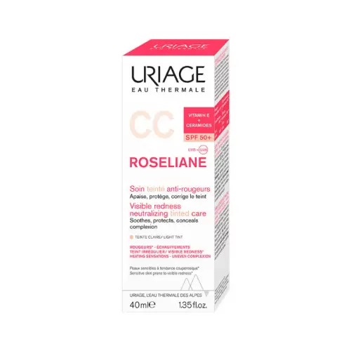 URIAGE ROSELIANE CC CREAM SPF50+ TEINTEE CLAIRE 40ML 1