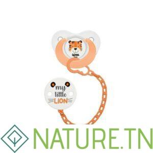 WEE BABY SUCETTE + ATTACHE SUCETTE CHAINE 0-6 371