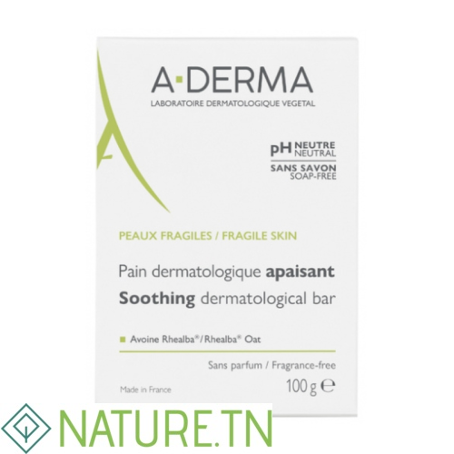 A-DERMA PAIN DERMATOLOGIQUE APAISANT 100G 1