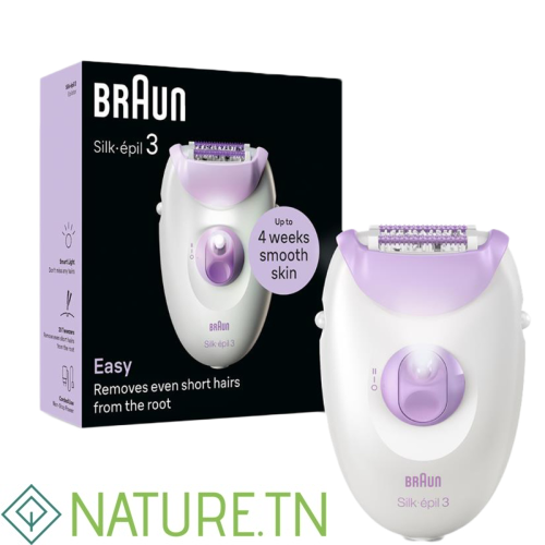 BRAUN SILK EPIL 3 SE3-000 EPILATEUR 3 BRAUN SILK EPIL 3 SE3-000 EPILATEUR