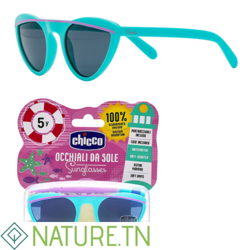CHICCO LUNETTES DE SOLEIL FILLE VERT DEAU 5 ANS+ 1