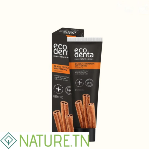 ECODENTA DENTIFRICE BLANCHISSANT A LA CANNELLE 100ML 1