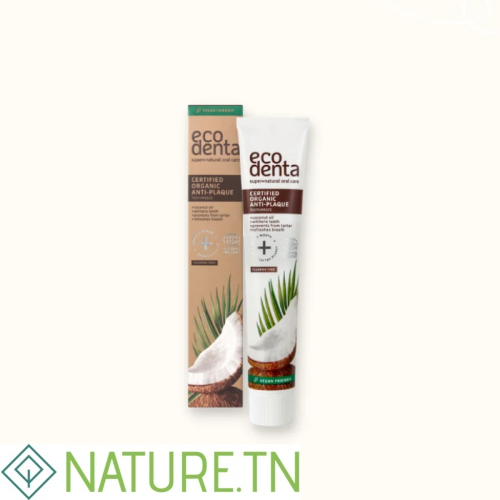ECODENTA DENTIFRICE CONTRE LA PLAQUE A LHUILE DE COCO 75ML 3 ECODENTA DENTIFRICE CONTRE LA PLAQUE A LHUILE DE COCO 75ML