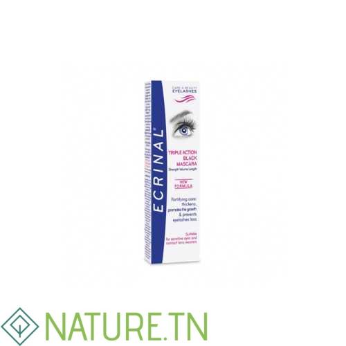 ECRINAL MASCARA NOIR TRIPLE ACTION 7ML 1