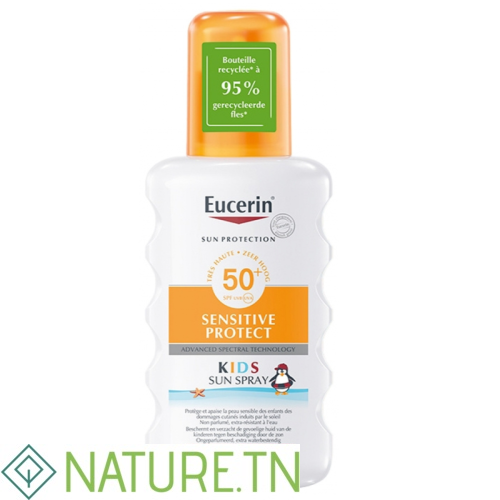 EUCERIN SUN PROTECTION SENSITIVE PROTECT KIDS SPRRAY SOLAIRE SPF50+ 200ML 2