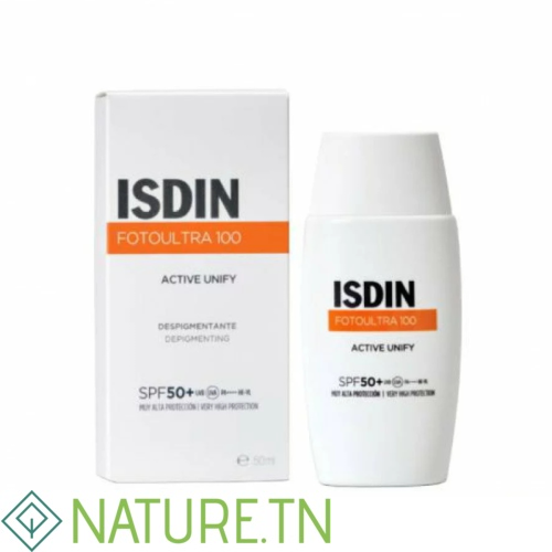 ISDIN PHOTOPROTECTION ECRAN SOLAIRE ACTIVE UNIFY FUSION FLUIDE SPF50 50 ML 1