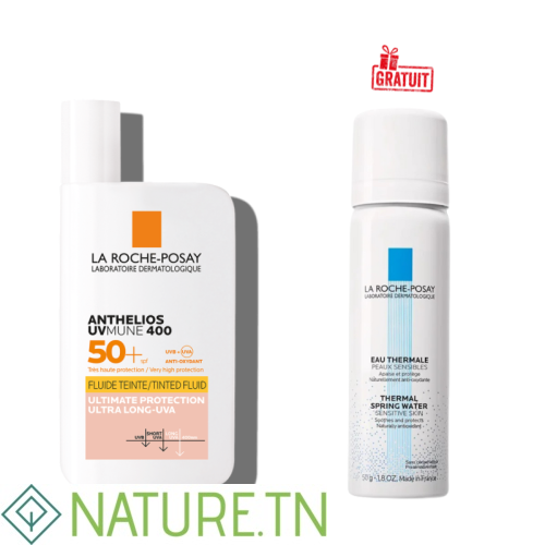LA ROCHE POSAY ANTHELIOS UVMUNE 400 FLUID TEINTEE SPF50+ 50ML+EAU THERMALE 50ML (OFFERT) 1
