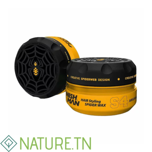 NISHMAN CIRE COIFFANTE HAIR STYLING SPIDER WAX S4 ARGAN 150ML 2