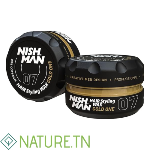 NISHMAN CIRE COIFFANTE HAIR STYLING WAX GOLD ONE 07 150ML 2 NISHMAN CIRE COIFFANTE HAIR STYLING WAX GOLD ONE 07 150ML 2