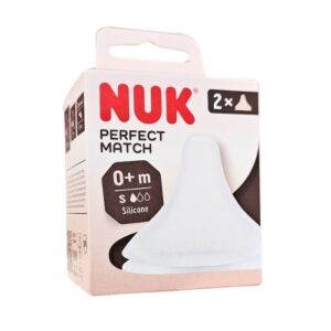 NUK PERFECT MATCH 2 TETINE EN SILICONE SOUPLE TAILLE S 0M+