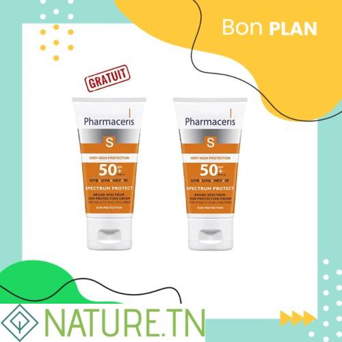 PHARMACERIS S SPECTRUM-PROTECT CREME HAUTE PROTECTION SPF50+ 50ML (2EME OFFERTE) 1