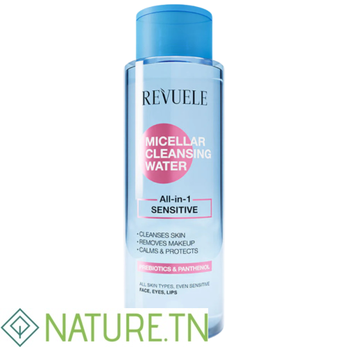REVUELE EAU MICELLAIRE DEMAQUILLANTE TOUT EN 1 PEAUX SENSIBLES 400 ML 1 REVUELE EAU MICELLAIRE DEMAQUILLANTE TOUT EN 1 PEAUX SENSIBLES 400 ML 1