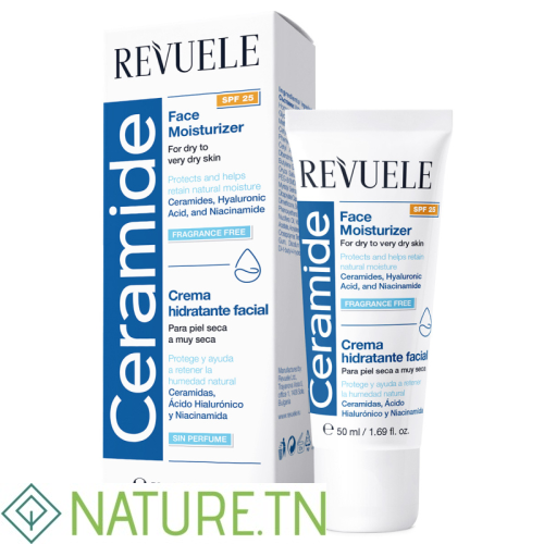 REVUELE HYDRATANT VISAGE AUX CERAMIDES SPF25 50ML 1