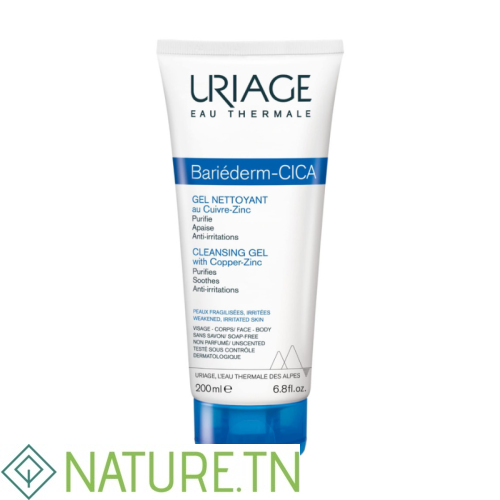 URIAGE BARIEDERM CICA GEL NETTOYANT 200ML 2