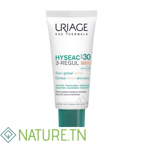 URIAGE HYSEAC 3 REGUL SOIN GLOBAL TEINTE SPF30 40ML 1 URIAGE HYSEAC 3 REGUL SOIN GLOBAL TEINTE SPF30 40ML 1